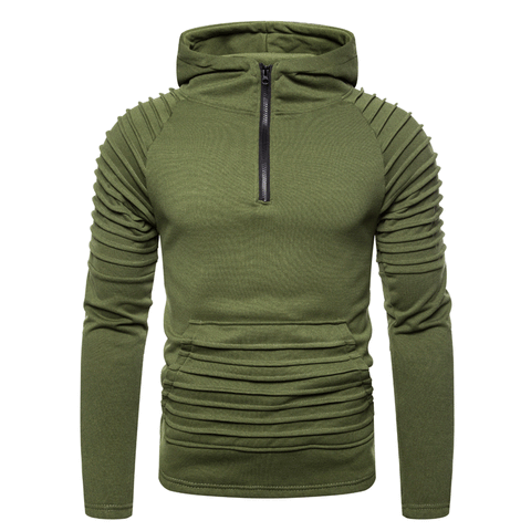 Half Zip Slim Fit Hoodie