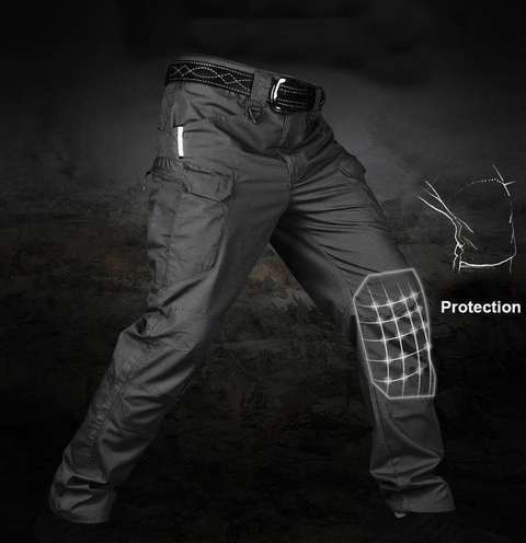 Rugged Outdoor Tactical Waterproof Pants - Multi-Pocket, Ripstop, Quick Dry Design for Adventure Enthusiasts