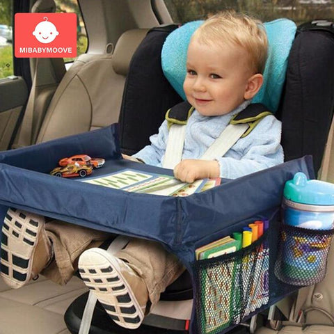 Portable kids travel tray
