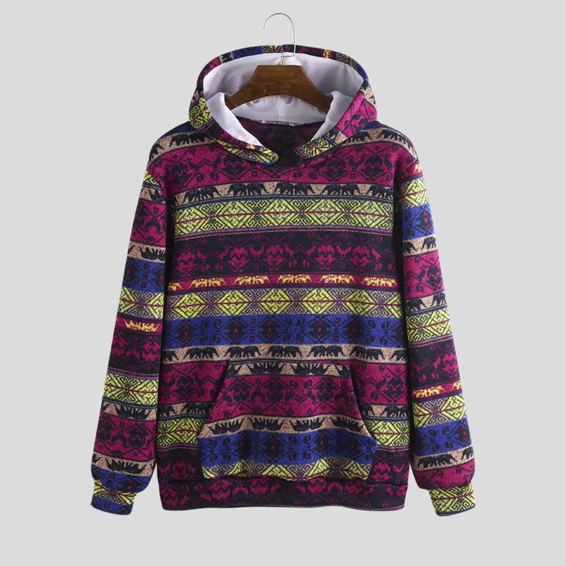 Ethnic Printed Hoodie