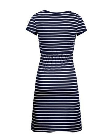 Casual Striped Short-sleeve Nursing Dress Agloryz Casual Striped Short-sleeve Nursing Dress Agloryz