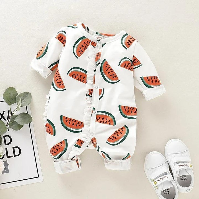 Watermelon Full Printed Baby Jumpsuit