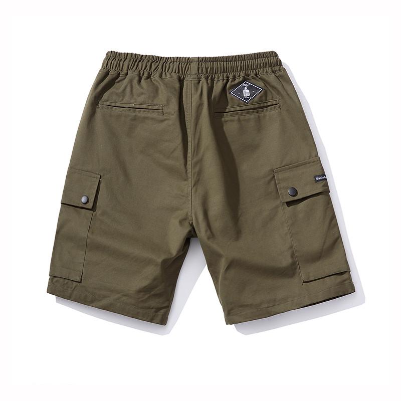 Solid Cargo Shorts