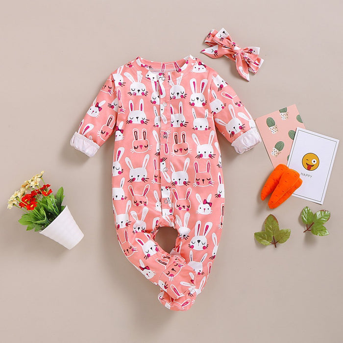 Baby Girl casual  Rabbit Jumpsuits