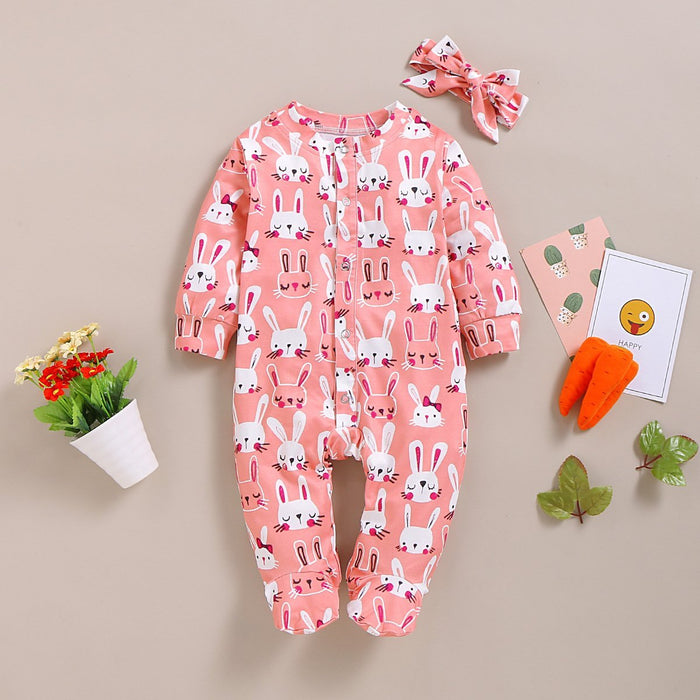 Baby Girl casual  Rabbit Jumpsuits