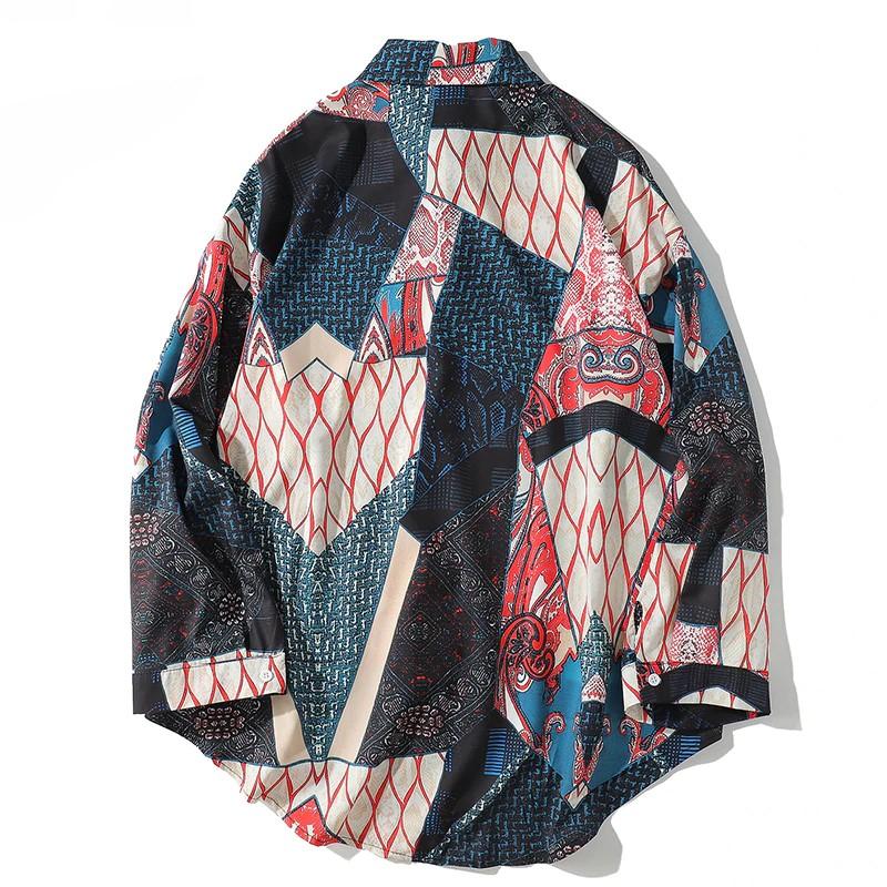 Patchwork Printed Shirt