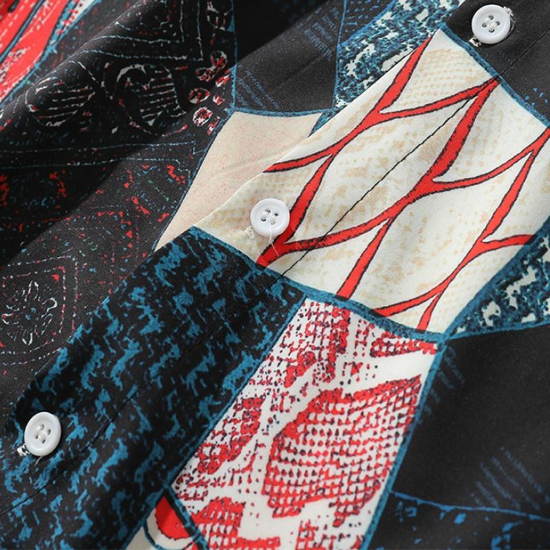 Patchwork Printed Shirt