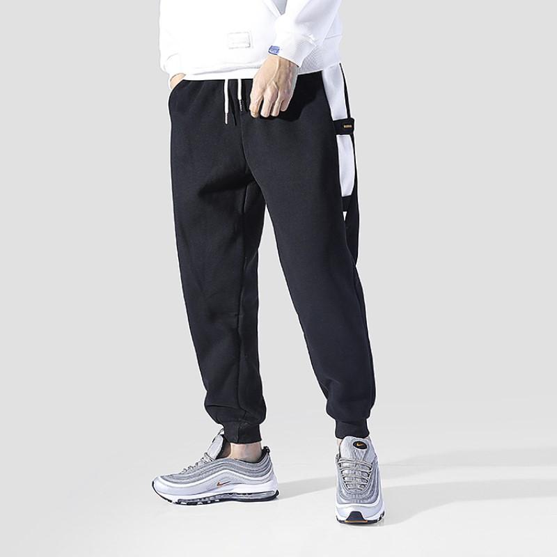 Fleece joggingbroek met trekkoord