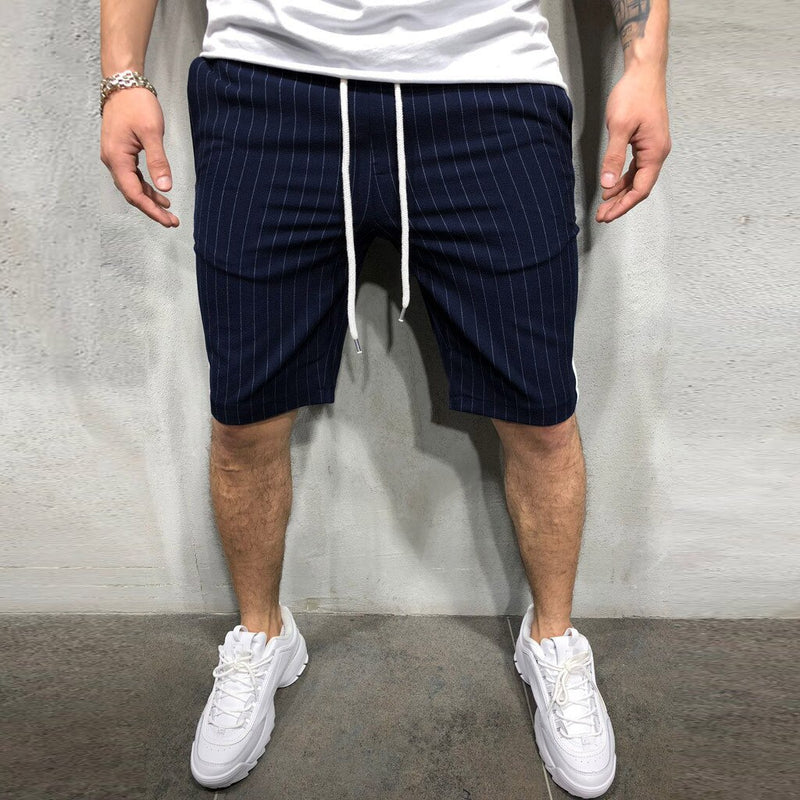 Elegant Pinstriped Shorts