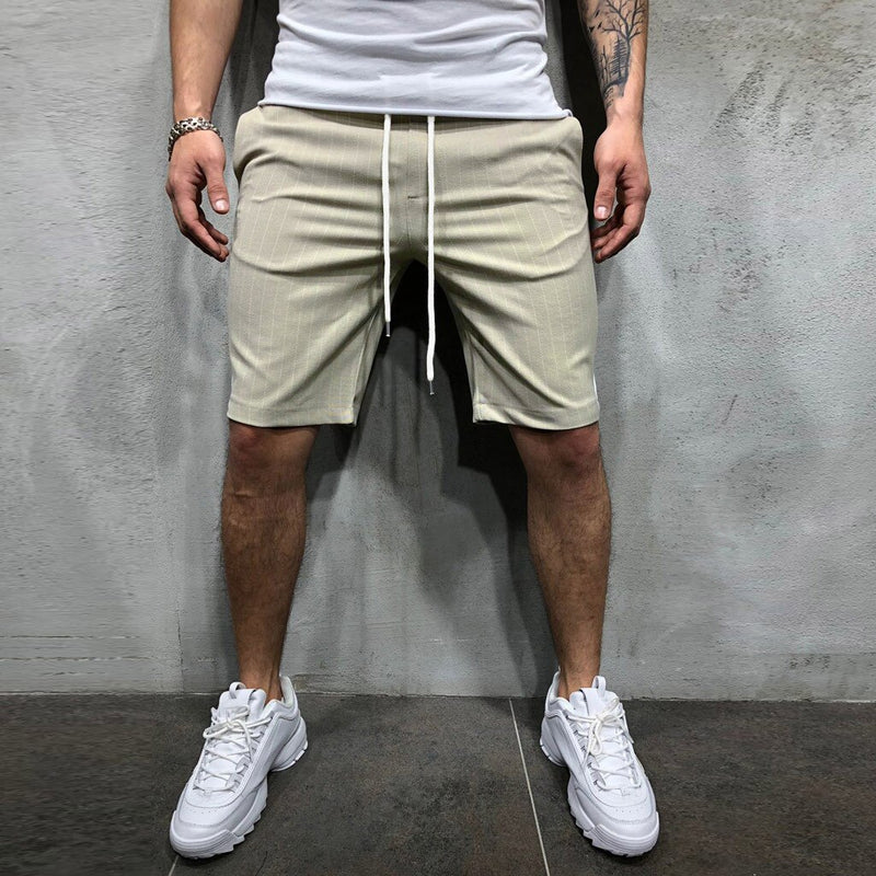 Elegant Pinstriped Shorts