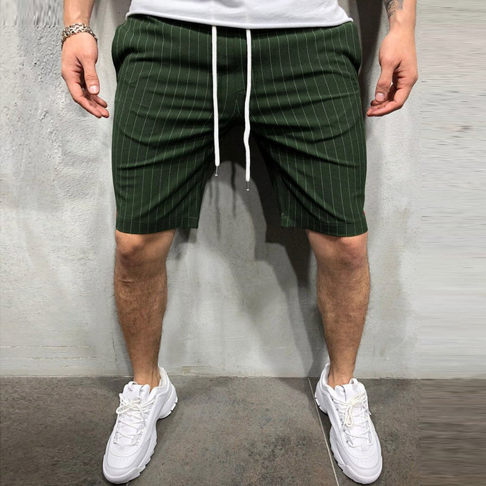 Elegant Pinstriped Shorts