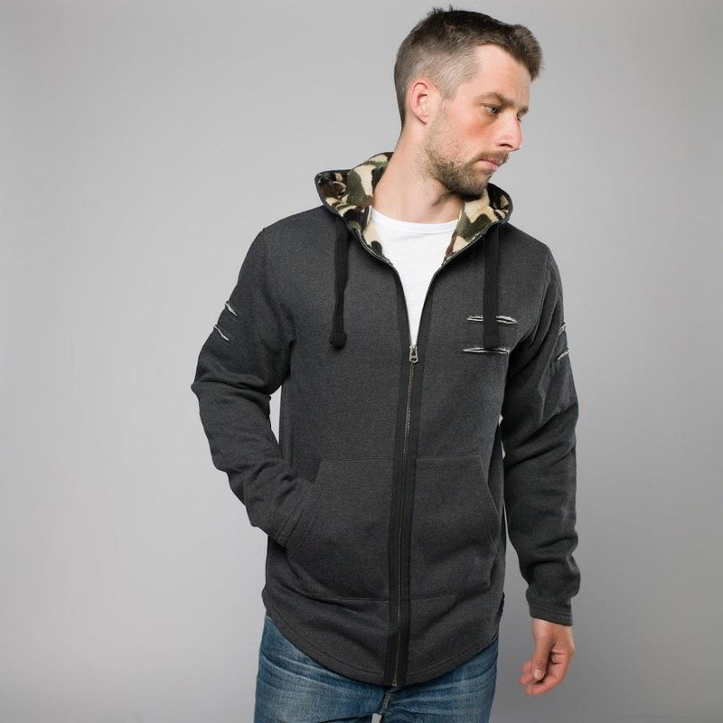 Sudadera con capucha y cremallera Hester