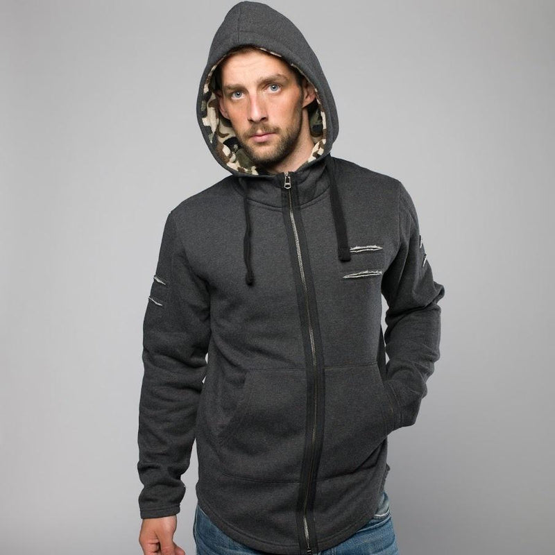 Sudadera con capucha y cremallera Hester