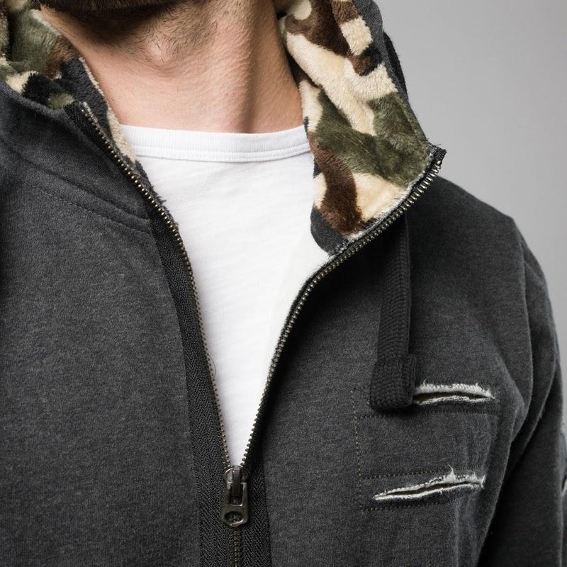 Sudadera con capucha y cremallera Hester