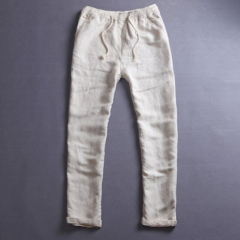 Breathable Summer Linen Blend Pants
