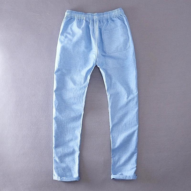 Breathable Summer Linen Blend Pants