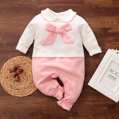 Baby girl cute bow jumpsuit