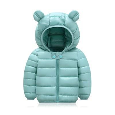 Baby / Toddler Cute Bear Style Solid Hooded Down Coat