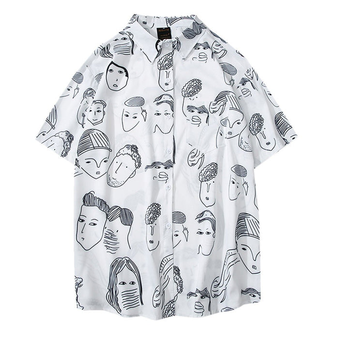 Camisa con estampado de dibujos animados