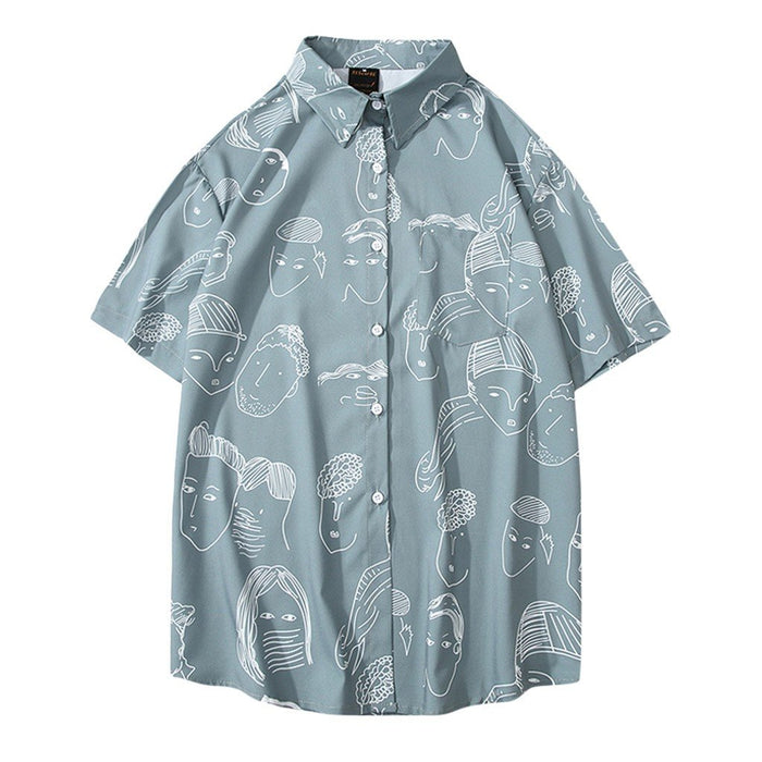 Cartoon Print Shirt