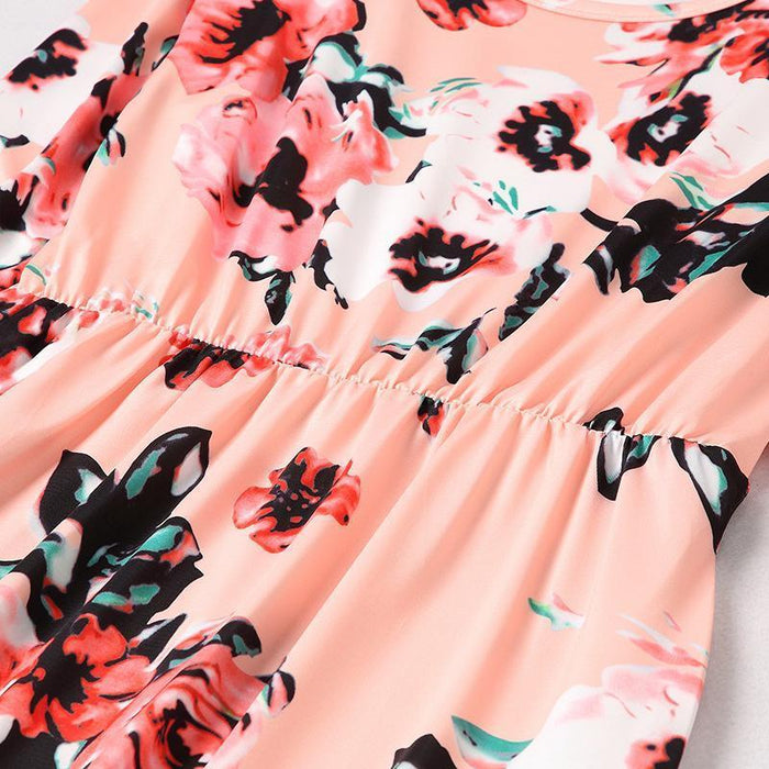 Beautiful Floral Printed Dresses for Mommy and Me