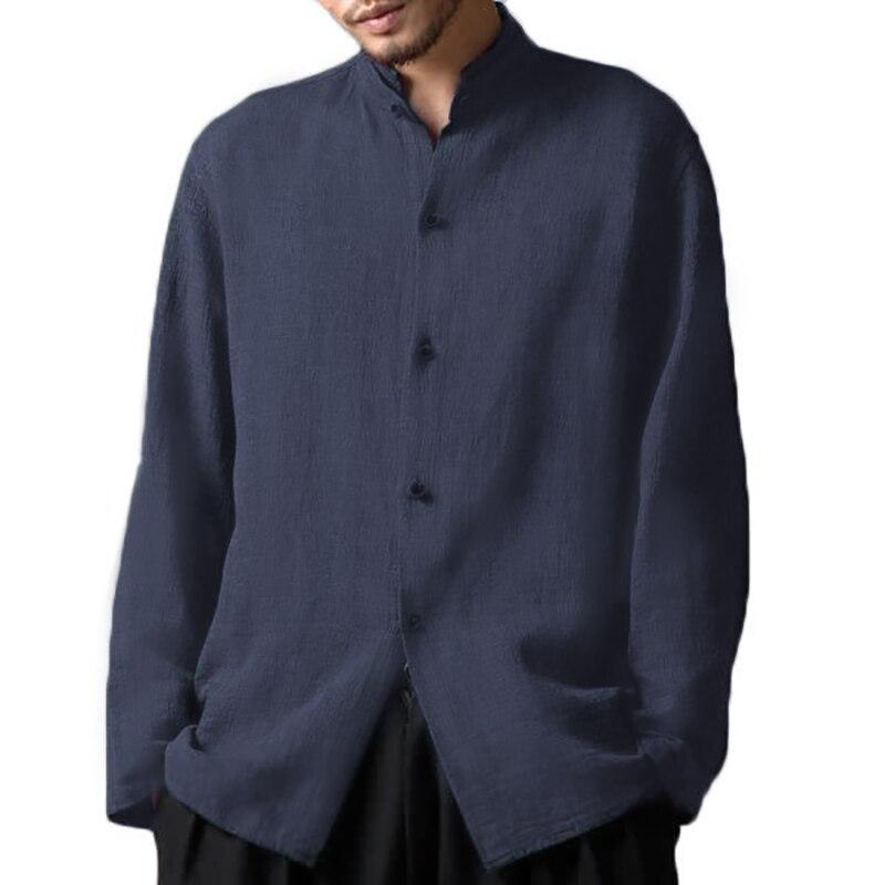 Loose Linen Blend Shirt