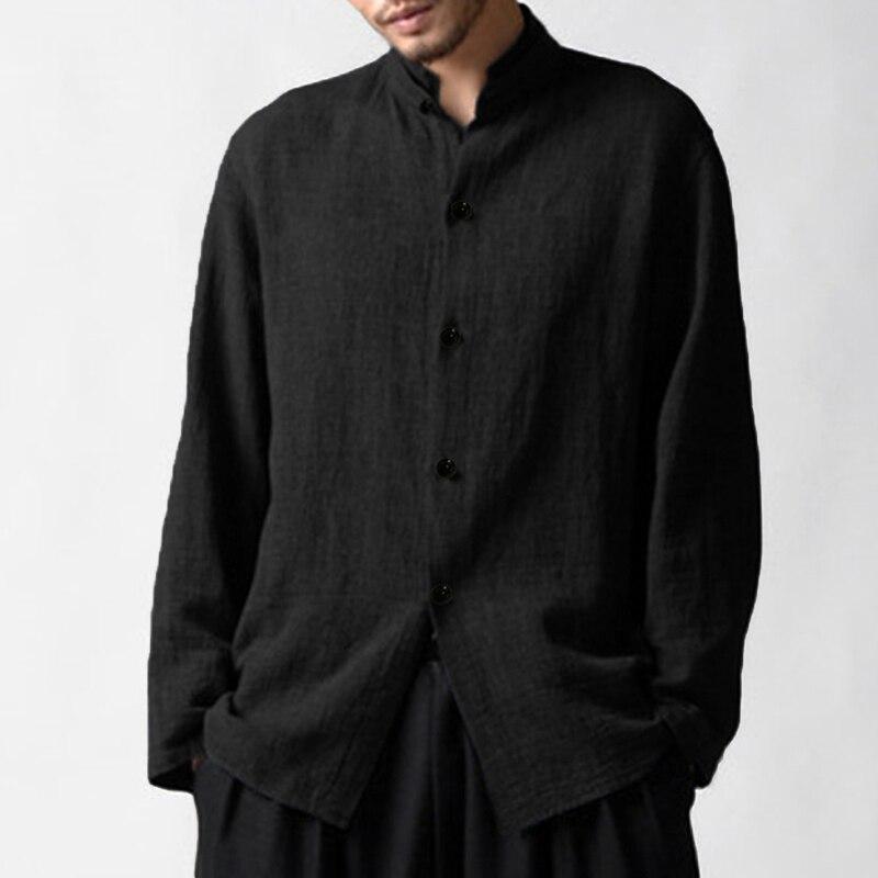 Loose Linen Blend Shirt