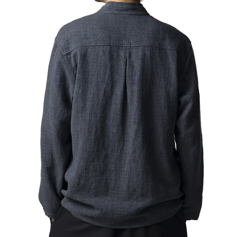 Loose Linen Blend Shirt