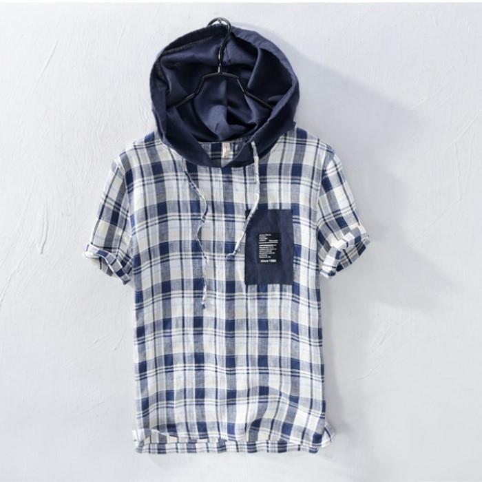 Donovan Hooded Short Sleeve Shirt