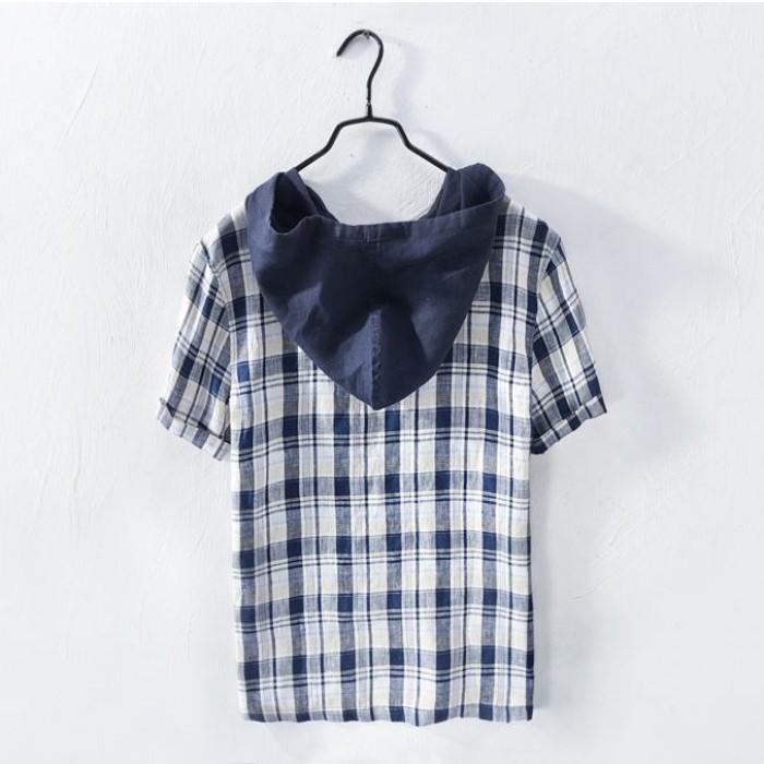 Donovan Hooded Short Sleeve Shirt