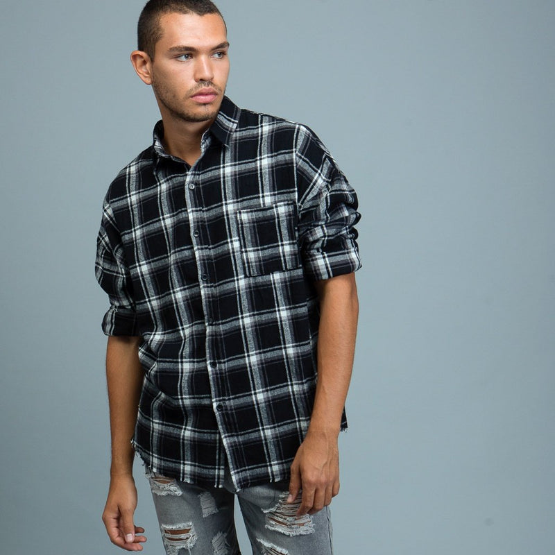 Graffiti Back Button Shirt