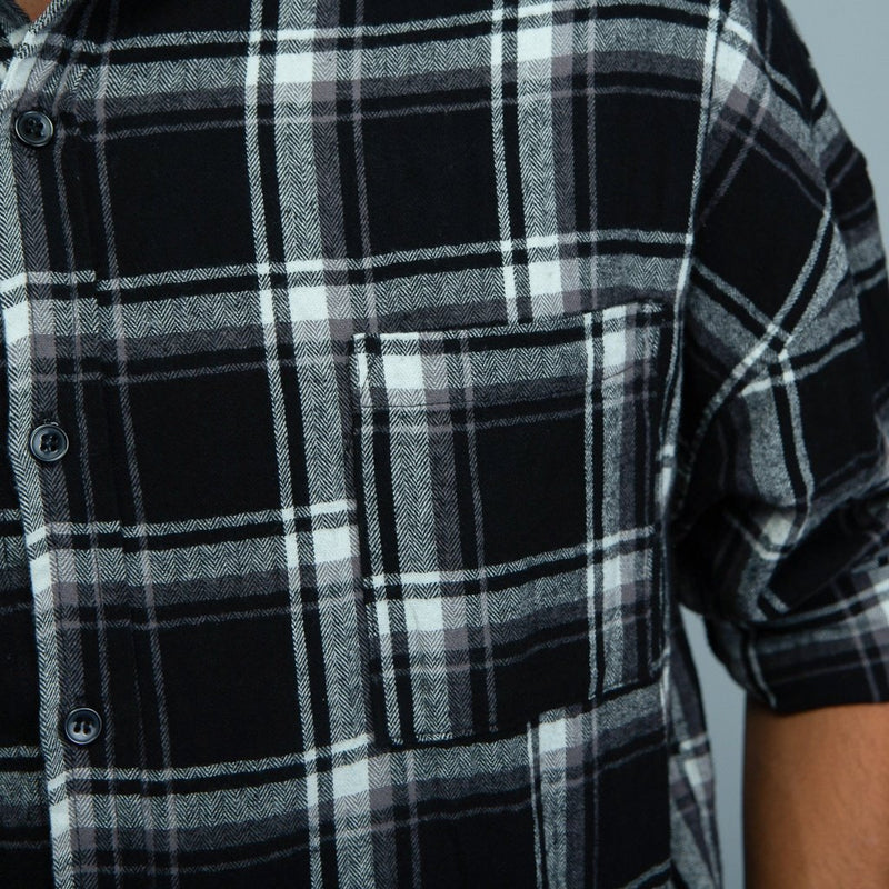 Graffiti Back Button Shirt