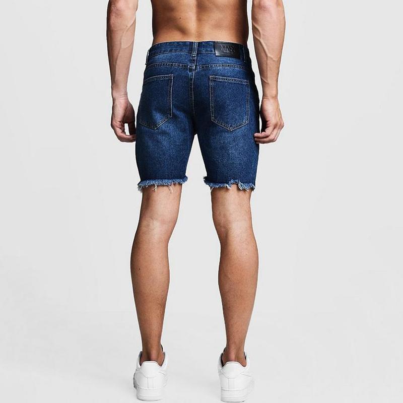 Carlos Distressed Denim Shorts