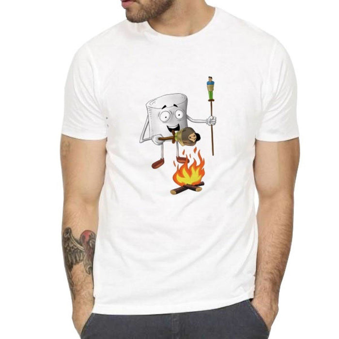 Verschoven Marshmallow T-shirt