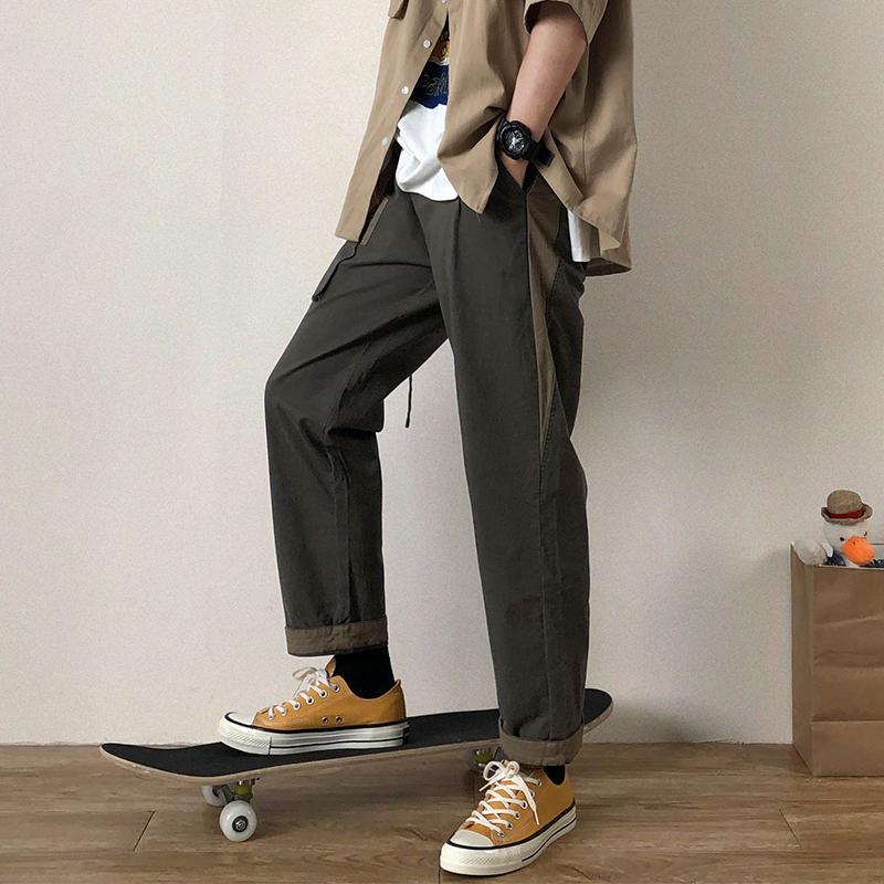 Everett Army Green Casual Pants