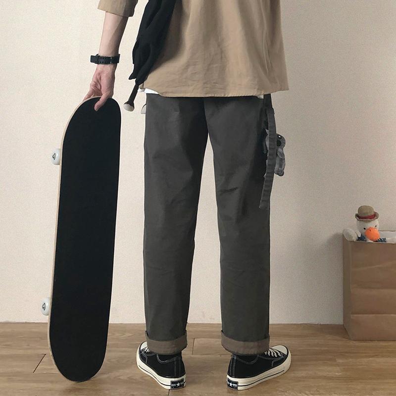 Everett Army Green Casual Pants