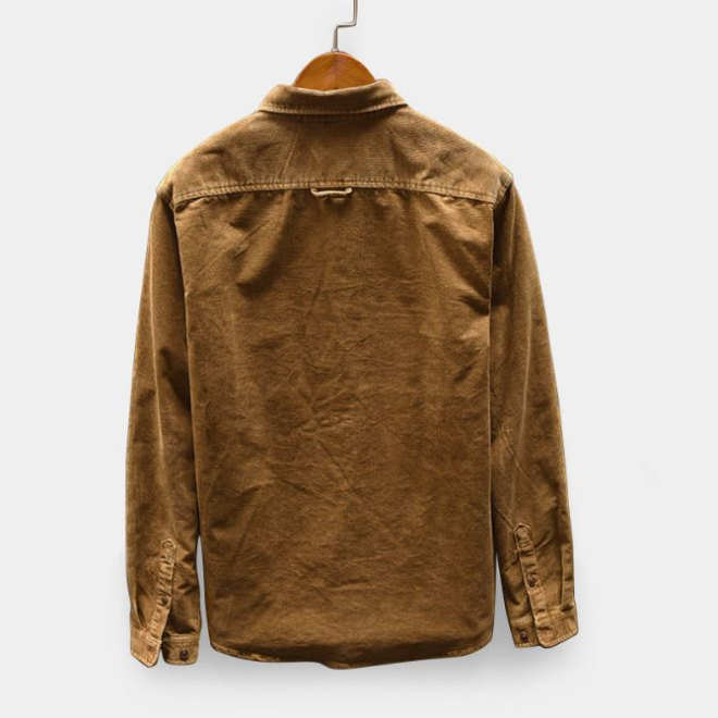 Casual overhemd met manchetten en manchetten met knopen