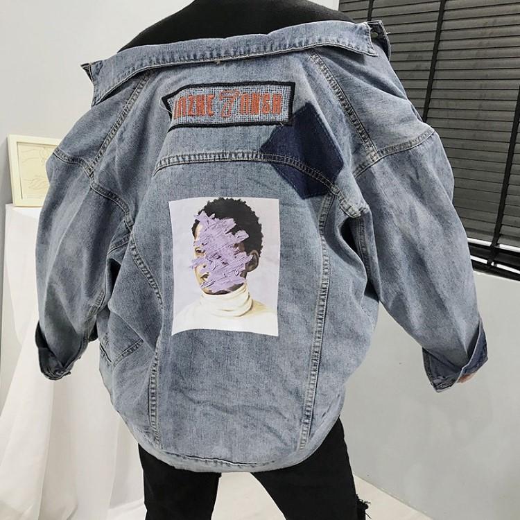 Printed Denim Jacket