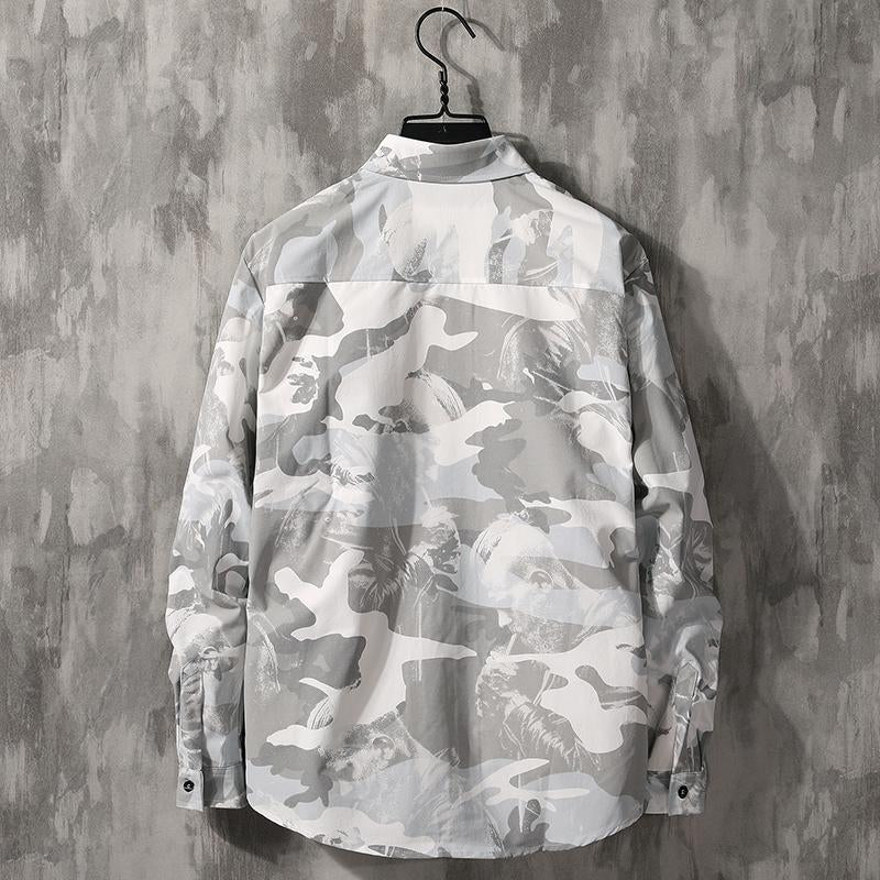 Gray Camouflage Jacket