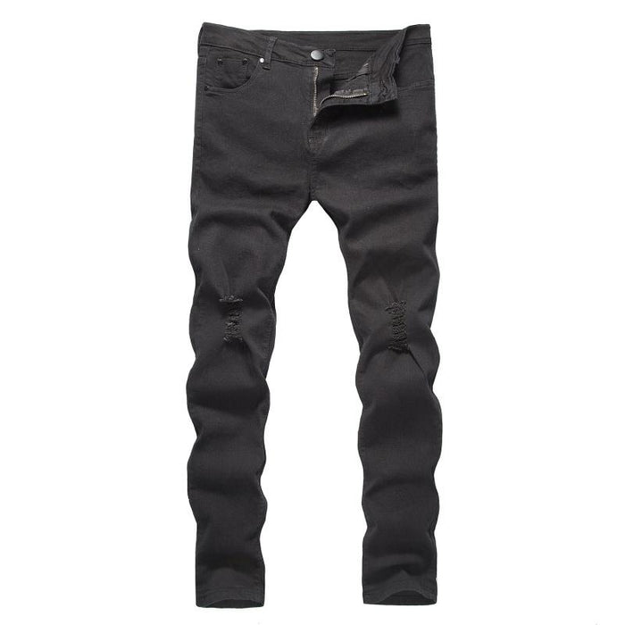 Donkere slim-fit jeans