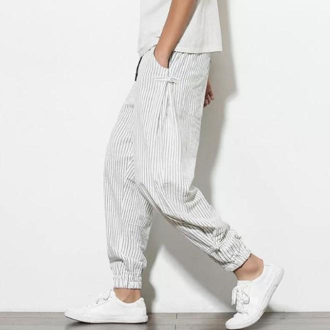 Vertical Stripe Pants