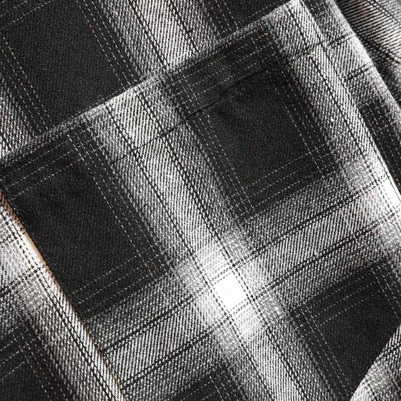 Long Sleeve Flannel Button-Down Shirt