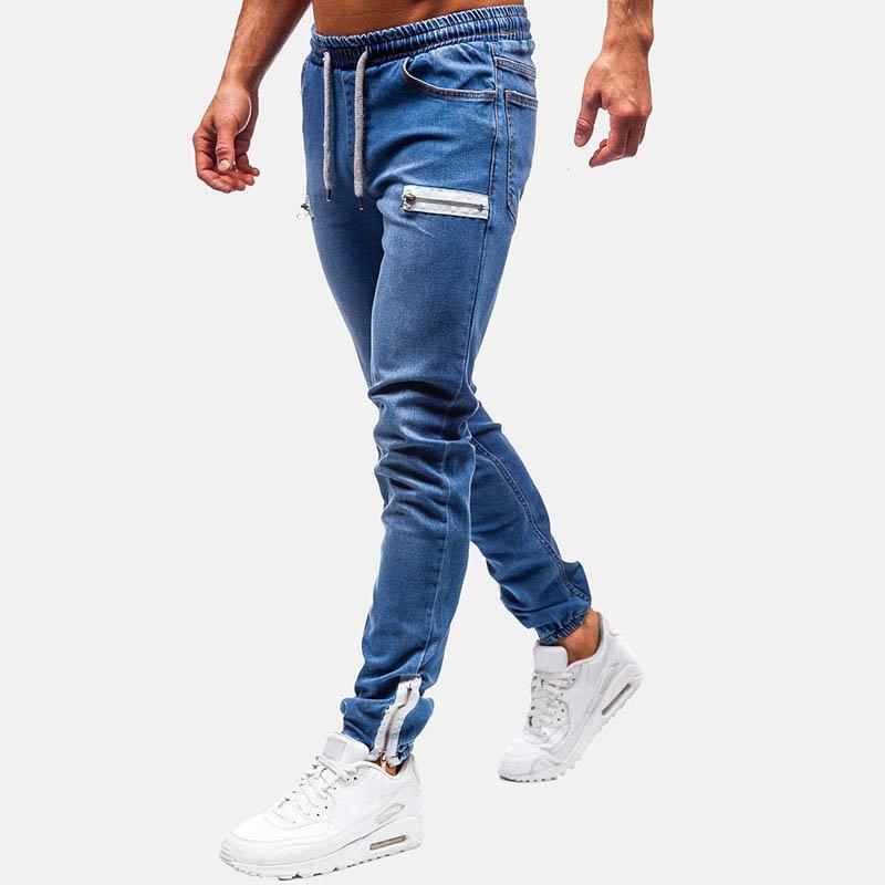 Zip Up Ankle Cuffs Jeans