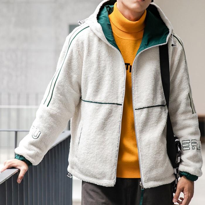 Chaqueta reversible de forro polar