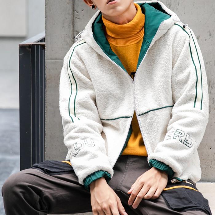 Chaqueta reversible de forro polar