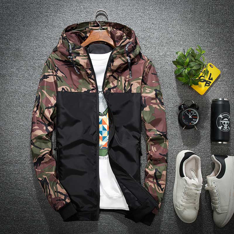 Camo Print Jacket