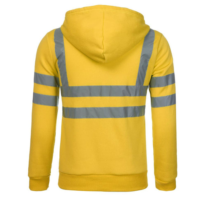 High Visibility Zip Up Hoodie