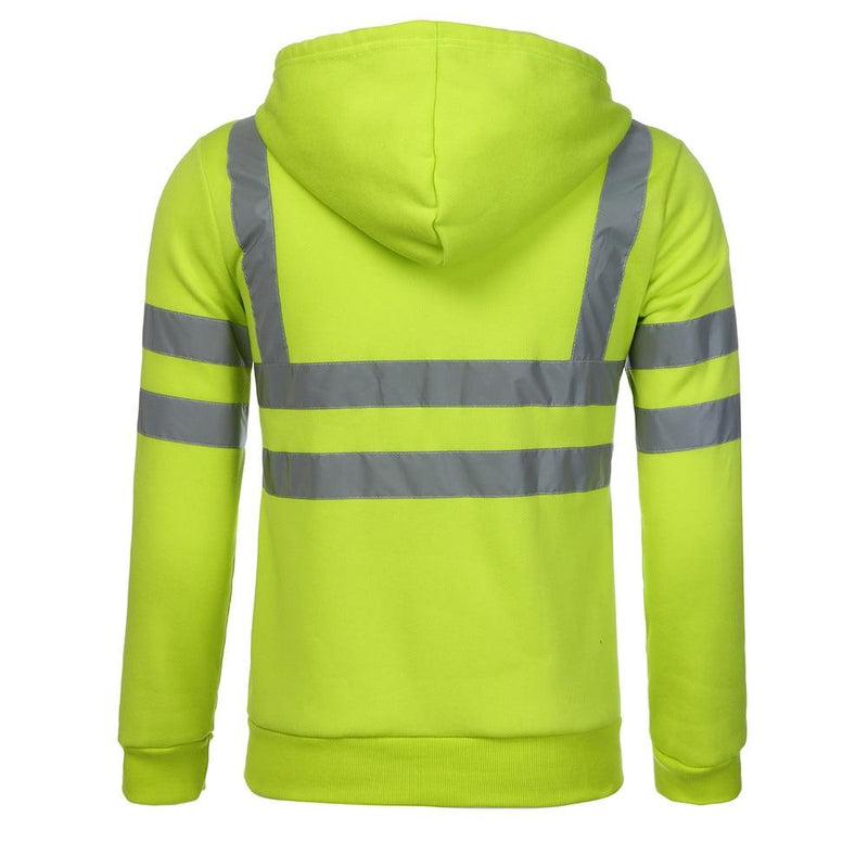 High Visibility Zip Up Hoodie