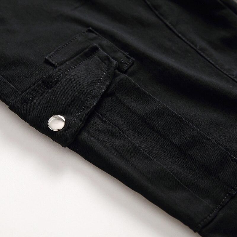 Black Cargo Jeans