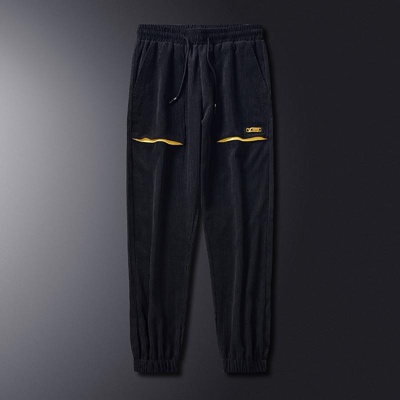 Elastic Waist Corduroy Joggers